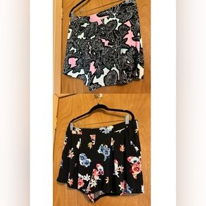 Bundle of 2 Express Floral Flowy Shorts